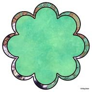 Pencil Sketch Tea Bag Tiles Diamond Oval Square Round Flower Shapes
