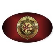 Chi Rho Monogram Christian Symbol P amp X Sticker