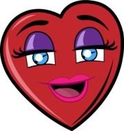 Smiling Female Heart