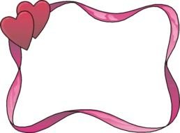 pink border for Valentine's Day