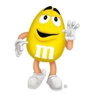 Yellow M ampM Character