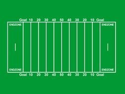 Ä°llustration of the shape Football Field