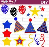 Birthday Party Invitation Clip Art