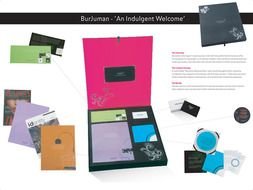 burjuman welcome pack, design