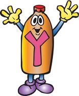 animated plastic bottle