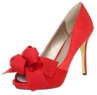 Red High Heels With Bow