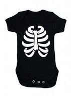 drawing of Skeleton Ribs print on Clothes