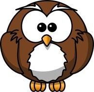 Sad Owl Clip Art N2