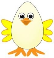 Funny Chicken Wings Clip Art N2