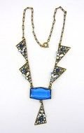 blue stone necklace