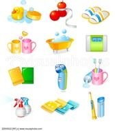 Toiletries Clip Art N4