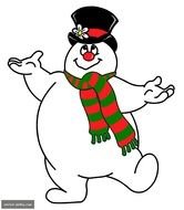 Frosty Snowman Clip Art N3