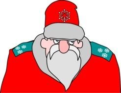 clipart of the Santa Claus