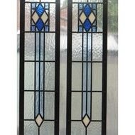 stained glass door