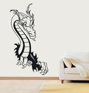 Tribal Dragon Wall Art drawing