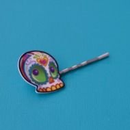 Female Sugar Skull Clip Art drawing