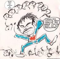 Woman Running Cartoon N5