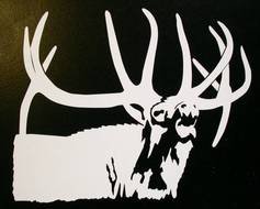 Elk Skull Decals