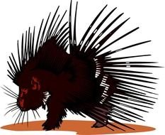 Porcupine Clip Art N11
