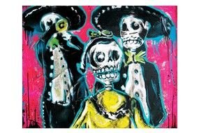DIA De Los Muertos on the picture