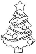 Christmas Coloring Pages Print drawing