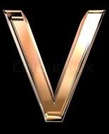 letter v drawing