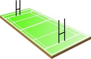 Black And White Football Field N2