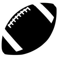 Football, Black And White icon