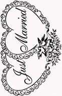 heart merry drawing