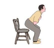 Stand Up Sit Down Chair