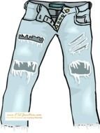 Free Jeans drawing