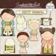 Potty Training Clip Art N24