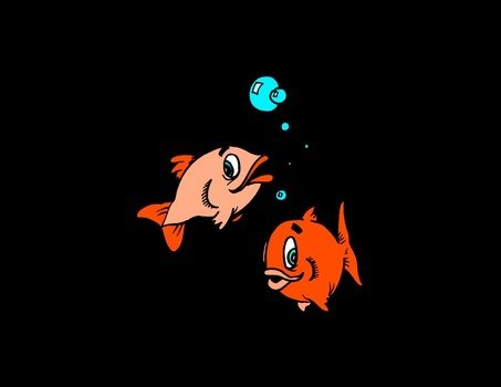 Fish Bubbles Clip Art N6