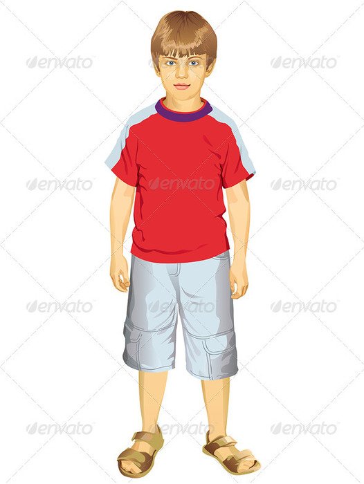 Boy Standing N2