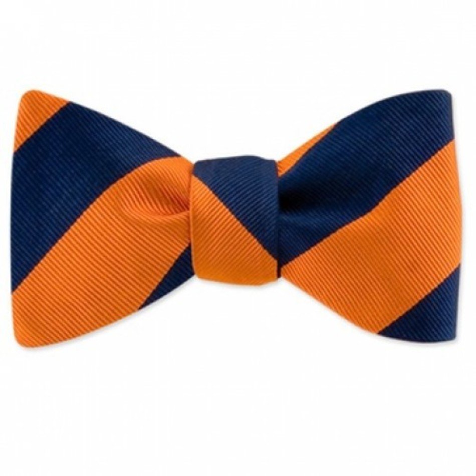 Blue And Orange Bow Tie