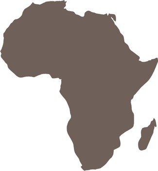 Africa Map Clip Art N17