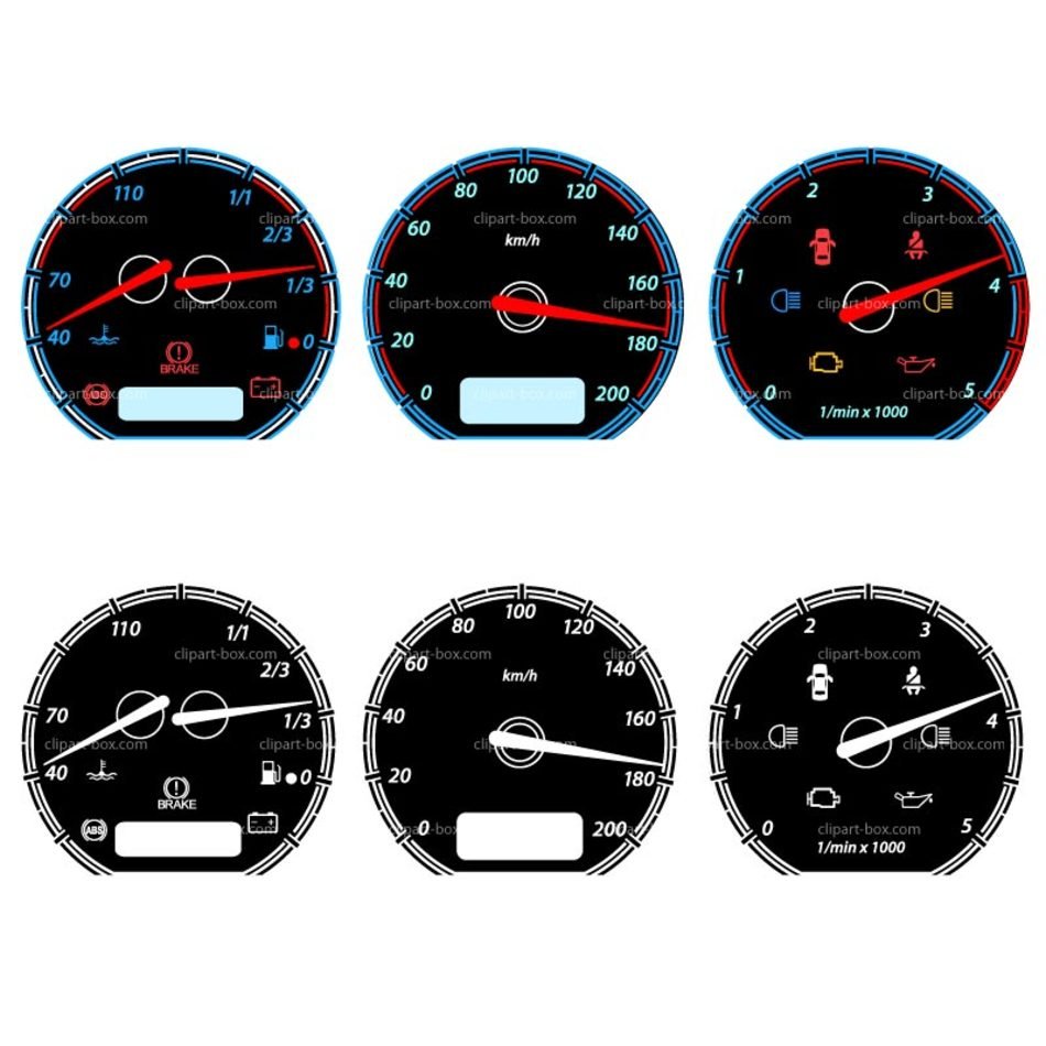 Car Gauge Speedometers