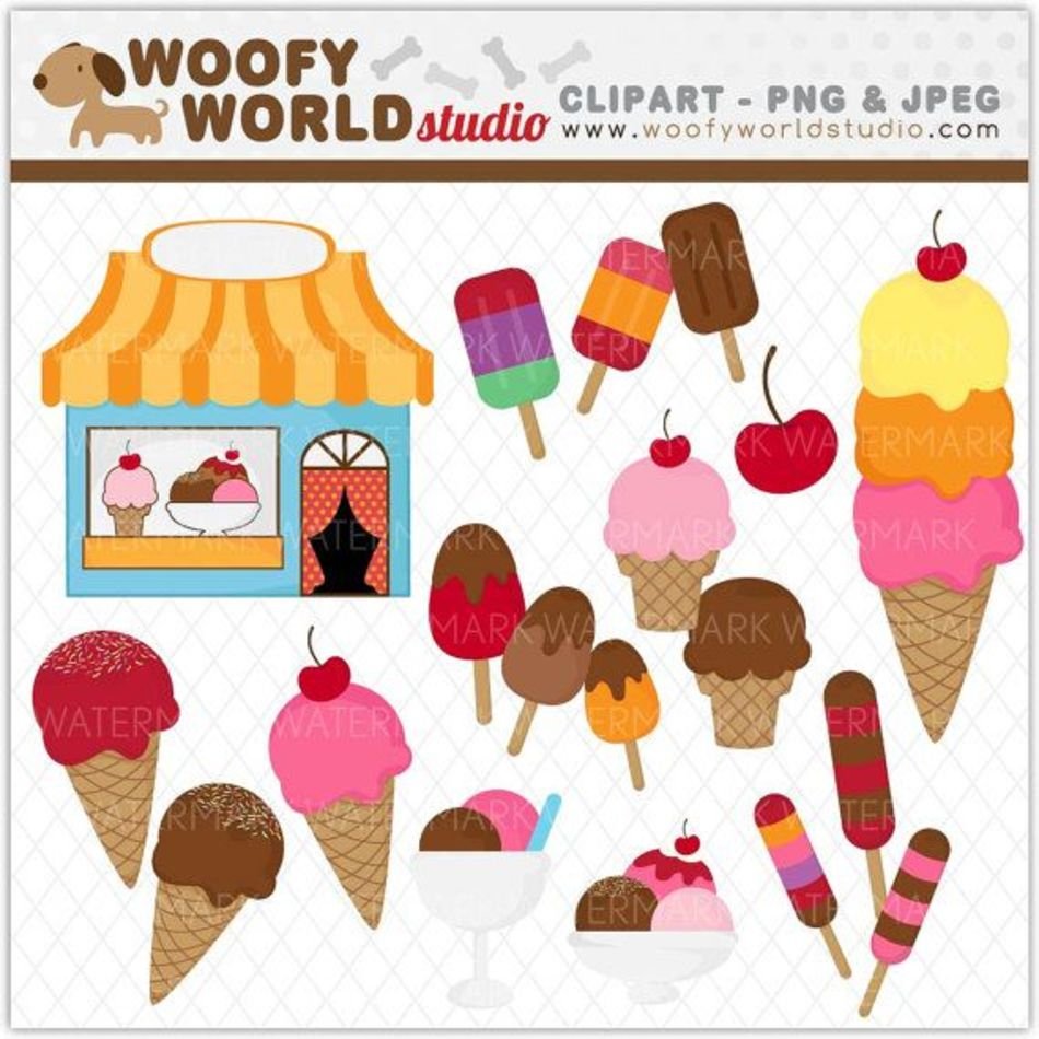Ice Cream Shop Clip Art N6