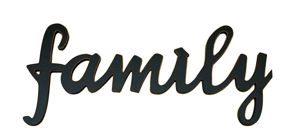 My Family Word Art