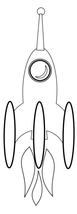 black and white picture of a carrier rocket
