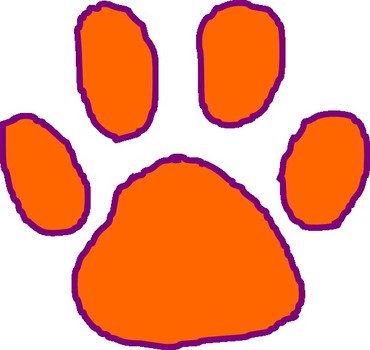 Clemson Paw Clip Art Tiger Picture