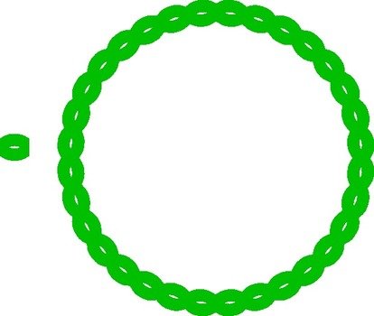 Rope Border Clip Art N38