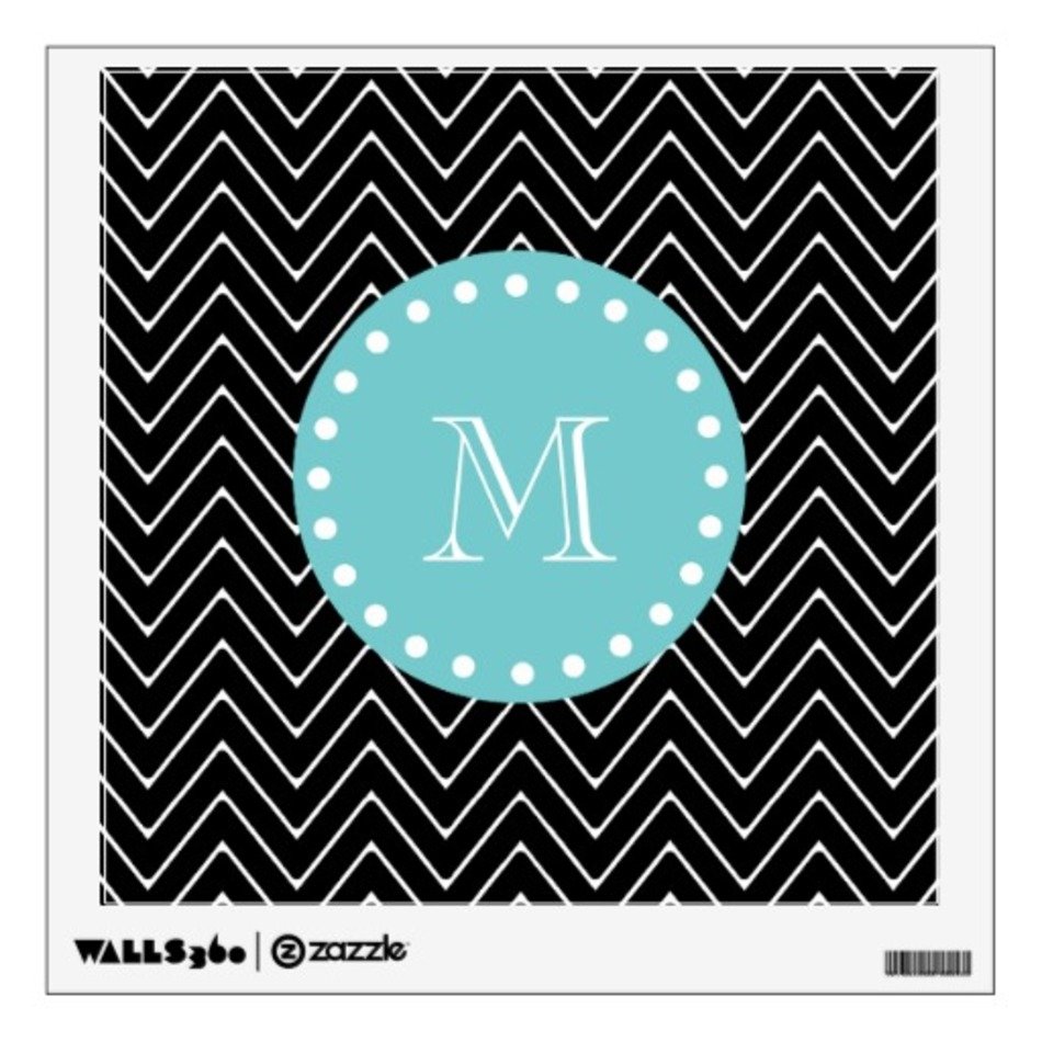 Black And White Chevron Wall N2