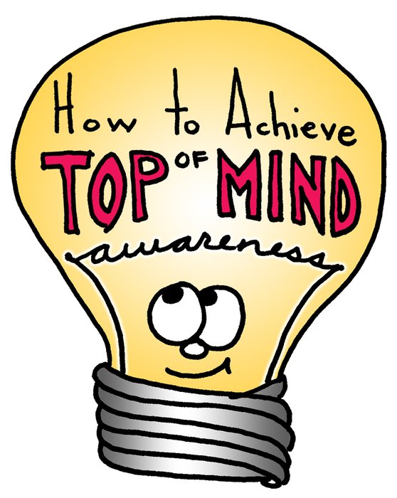 Top Of Mind Awareness drawing