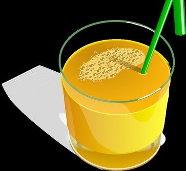 fresh Orange Juice3d drawing