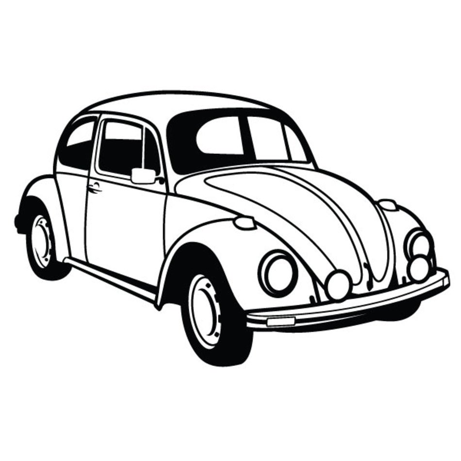 VW Beetle Clip Art Vector N3 free image download