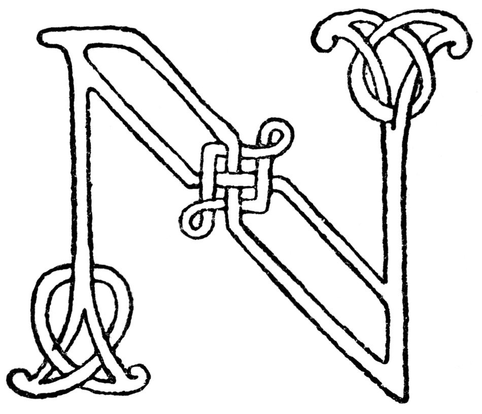 Letter N Clip Art N24
