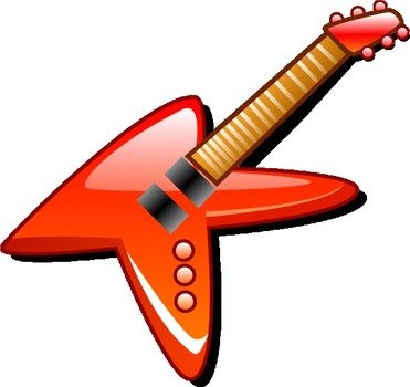 Electric Guitar Clip Art N54
