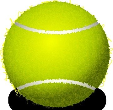 Cartoon Tennis Ball Clip Art N8