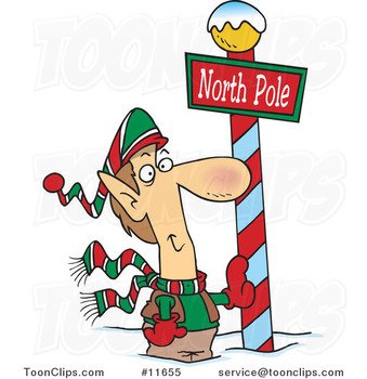 Elf North Pole Clip Art